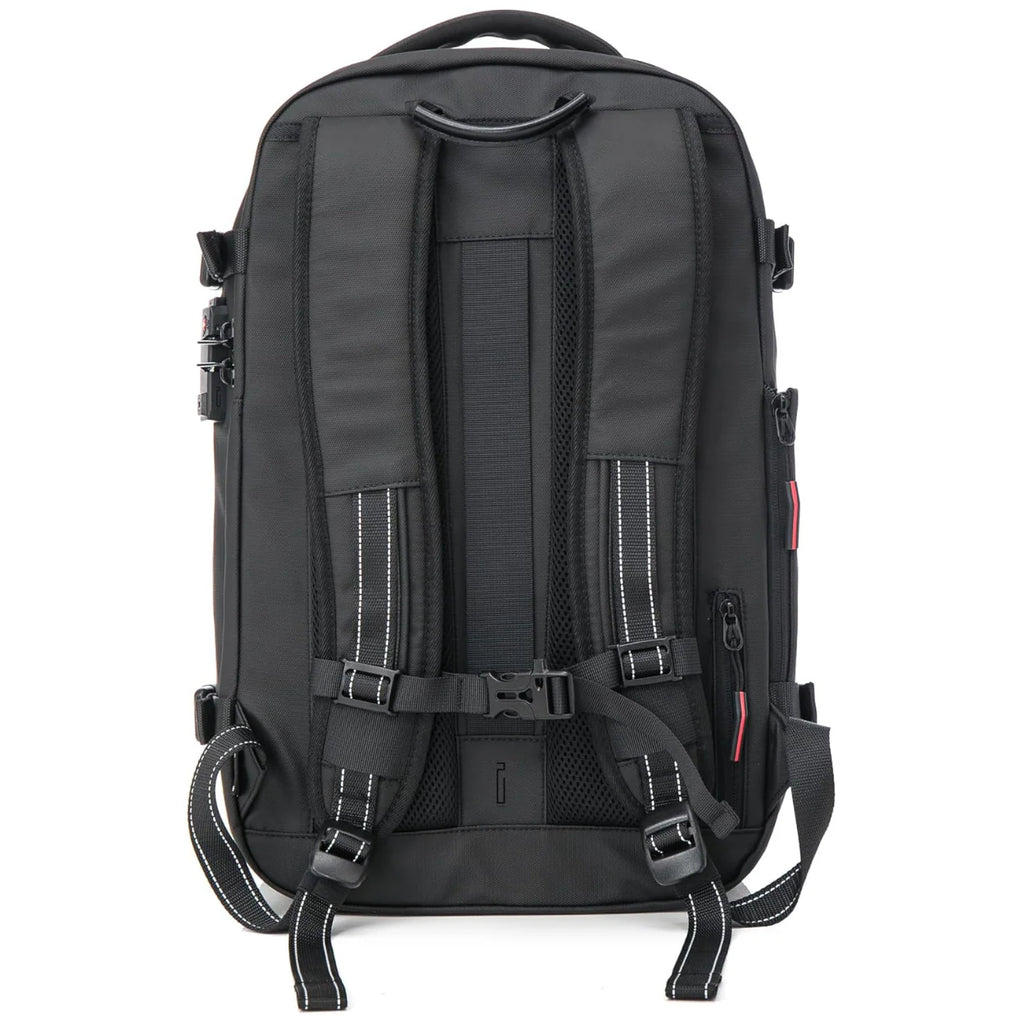 🎒 حقيبة ظهر سفر ذكية بتقنية التفريغ الهوائي